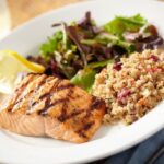 Events - 108 - Beach House Salmon, salad, and quinoa